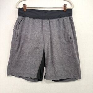 Lululemon Shorts Men Small Grey 9" Stretch Pull On Performance Athletic Workout